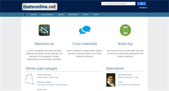 Desktop Screenshot of mateonline.net